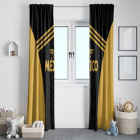 Football 2025 Mexico Window Curtain Special Gold Edition