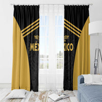 Football 2025 Mexico Window Curtain Special Gold Edition