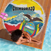 Ecuador Chimborazo Mountain Beach Blanket La Sultana de Los Andes