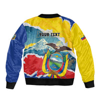 Personalized Ecuador Chimborazo Mountain Bomber Jacket La Sultana de Los Andes