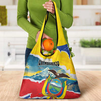Ecuador Chimborazo Mountain Grocery Bag La Sultana de Los Andes