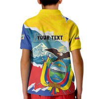 Personalized Ecuador Chimborazo Mountain Kid Polo Shirt La Sultana de Los Andes
