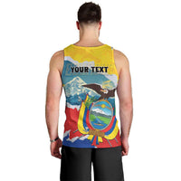 Personalized Ecuador Chimborazo Mountain Men Tank Top La Sultana de Los Andes