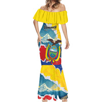 Personalized Ecuador Chimborazo Mountain Mermaid Dress La Sultana de Los Andes