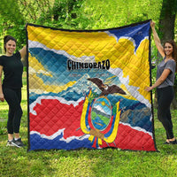 Ecuador Chimborazo Mountain Quilt La Sultana de Los Andes