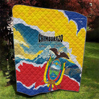 Ecuador Chimborazo Mountain Quilt La Sultana de Los Andes