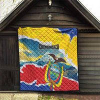 Ecuador Chimborazo Mountain Quilt La Sultana de Los Andes