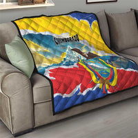 Ecuador Chimborazo Mountain Quilt La Sultana de Los Andes