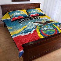 Ecuador Chimborazo Mountain Quilt Bed Set La Sultana de Los Andes
