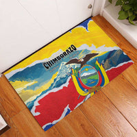 Ecuador Chimborazo Mountain Rubber Doormat La Sultana de Los Andes