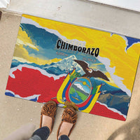 Ecuador Chimborazo Mountain Rubber Doormat La Sultana de Los Andes