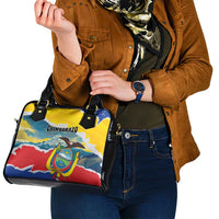 Ecuador Chimborazo Mountain Shoulder Handbag La Sultana de Los Andes