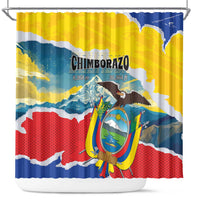 Ecuador Chimborazo Mountain Shower Curtain La Sultana de Los Andes