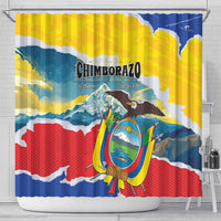 Ecuador Chimborazo Mountain Shower Curtain La Sultana de Los Andes