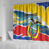 Ecuador Chimborazo Mountain Shower Curtain La Sultana de Los Andes
