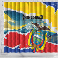 Ecuador Chimborazo Mountain Shower Curtain La Sultana de Los Andes