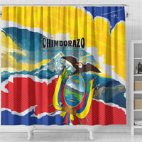 Ecuador Chimborazo Mountain Shower Curtain La Sultana de Los Andes