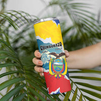 Personalized Ecuador Chimborazo Mountain Skinny Tumbler La Sultana de Los Andes