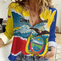 Personalized Ecuador Chimborazo Mountain Women Casual Shirt La Sultana de Los Andes