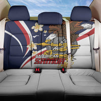 American Samoa Back Car Seat Cover Amerika Samoa Bald Eagle