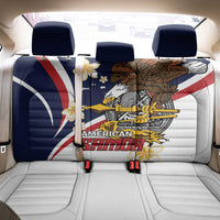American Samoa Back Car Seat Cover Amerika Samoa Bald Eagle