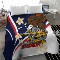 American Samoa Bedding Set Amerika Samoa Bald Eagle