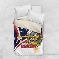 American Samoa Bedding Set Amerika Samoa Bald Eagle