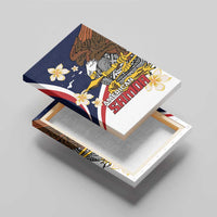 American Samoa Canvas Wall Art Amerika Samoa Bald Eagle