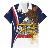 Personalized American Samoa Family Matching Long Sleeve Bodycon Dress and Hawaiian Shirt Amerika Samoa Bald Eagle