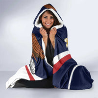 American Samoa Hooded Blanket Amerika Samoa Bald Eagle