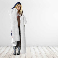 American Samoa Hooded Blanket Amerika Samoa Bald Eagle