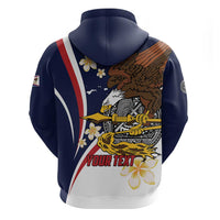 Personalized American Samoa Hoodie Amerika Samoa Bald Eagle