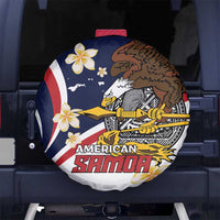 American Samoa Spare Tire Cover Amerika Samoa Bald Eagle