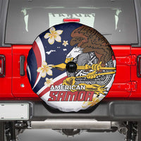 American Samoa Spare Tire Cover Amerika Samoa Bald Eagle