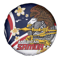 American Samoa Spare Tire Cover Amerika Samoa Bald Eagle