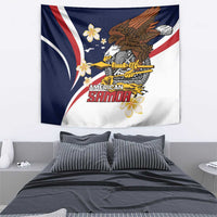 American Samoa Tapestry Amerika Samoa Bald Eagle
