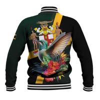 Jamaica Hummingbird Baseball Jacket Jumieka Tropical - Wonder Print Shop