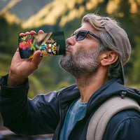 Jamaica Hummingbird 4 in 1 Can Cooler Tumbler Jumieka Tropical - Wonder Print Shop