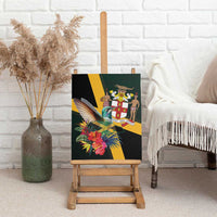 Jamaica Hummingbird Canvas Wall Art Jumieka Tropical - Wonder Print Shop