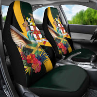 Jamaica Hummingbird Car Seat Cover Jumieka Tropical - Wonder Print Shop