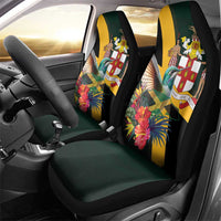 Jamaica Hummingbird Car Seat Cover Jumieka Tropical - Wonder Print Shop