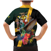 Jamaica Hummingbird Family Matching Mermaid Dress and Hawaiian Shirt Jumieka Tropical - Wonder Print Shop