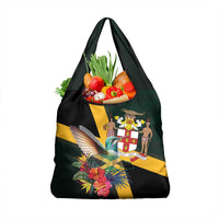 Jamaica Hummingbird Grocery Bag Jumieka Tropical - Wonder Print Shop