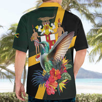 Jamaica Hummingbird Hawaiian Shirt Jumieka Tropical - Wonder Print Shop