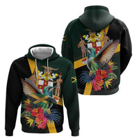 Jamaica Hummingbird Hoodie Jumieka Tropical - Wonder Print Shop