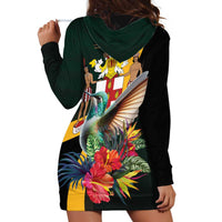 Jamaica Hummingbird Hoodie Dress Jumieka Tropical - Wonder Print Shop