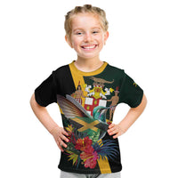Jamaica Hummingbird Kid T Shirt Jumieka Tropical - Wonder Print Shop