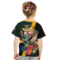 Jamaica Hummingbird Kid T Shirt Jumieka Tropical - Wonder Print Shop