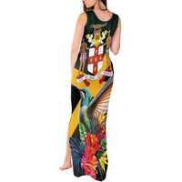 Jamaica Hummingbird Tank Maxi Dress Jumieka Tropical - Wonder Print Shop
