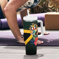 Jamaica Hummingbird Tumbler With Handle Jumieka Tropical - Wonder Print Shop